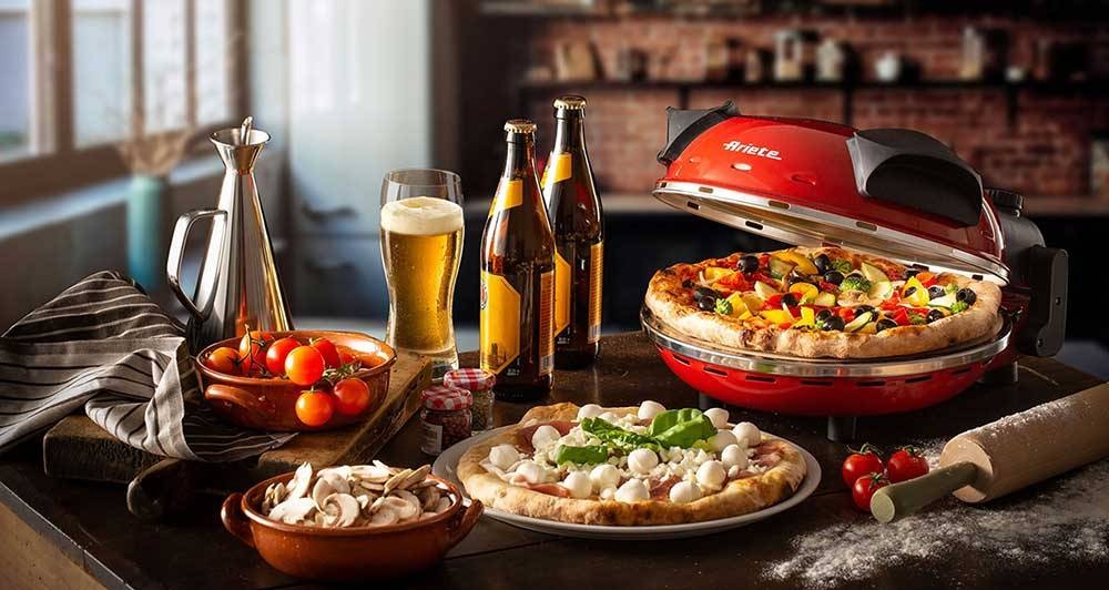 Pec na pizzu Ariete 909 červená Pec na pizzu Ariete 909 červená