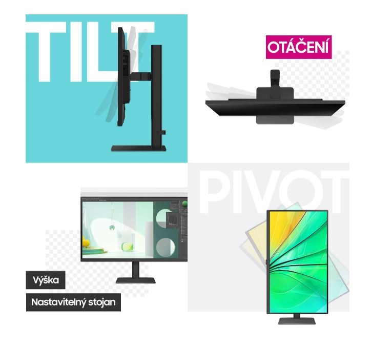 Monitor Samsung ViewFinity S6 čierny Samsung ViewFinity S6 (S60UD)