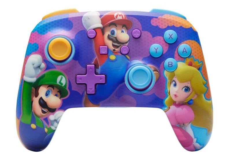PowerA Enhanced Wireless pre Nintendo Switch – Super Mario Color Splash Heroes (NSGP0287-01)