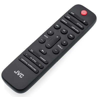 Soundbar JVC TH-E754B čierny Soundbar JVC TH-E754B, obsah balenia