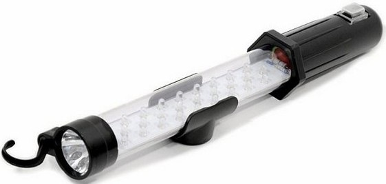 Svietidlo Compass montážne 27+7LED nabíjacie 12/220V s magnetom