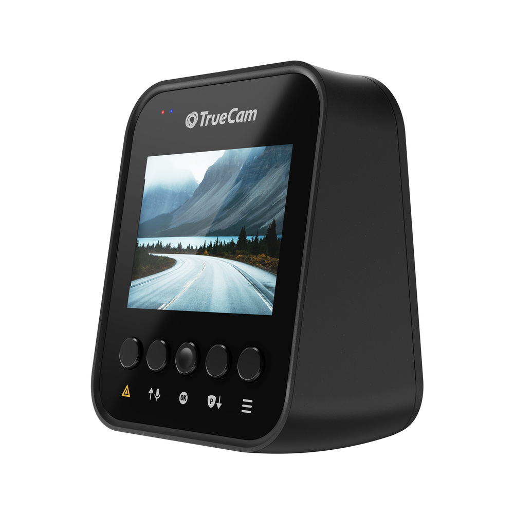 Autokamera TrueCam H25 GPS 4K (s hlásením radarov) čierna