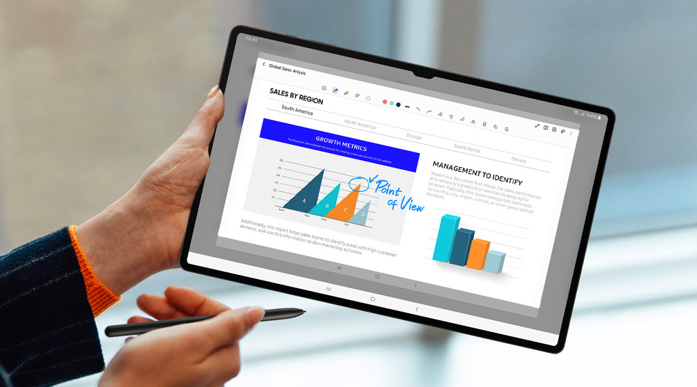 Stylus Samsung S Pen na Tab S9/S9+/S9 Ultra čierny Samsung S Pen na Tab S9/S9+/S9 Ultra