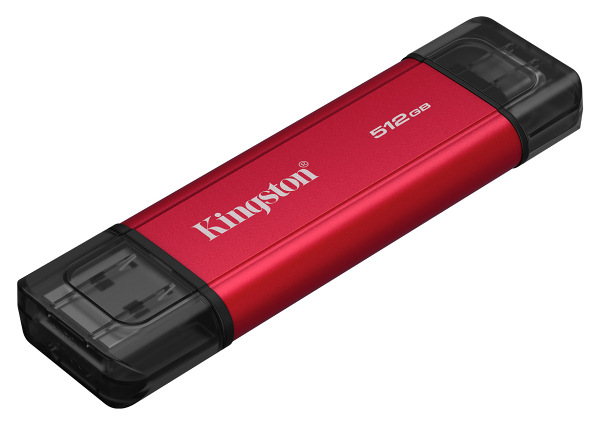 SSD externý Kingston Dual Portable 512GB, USB-A/C, USB 3.2 Gen 2 čierny/červený SSD externý Kingston Dual Portable 512GB, USB-A/C, USB 3.2 Gen 2 čierny/červený