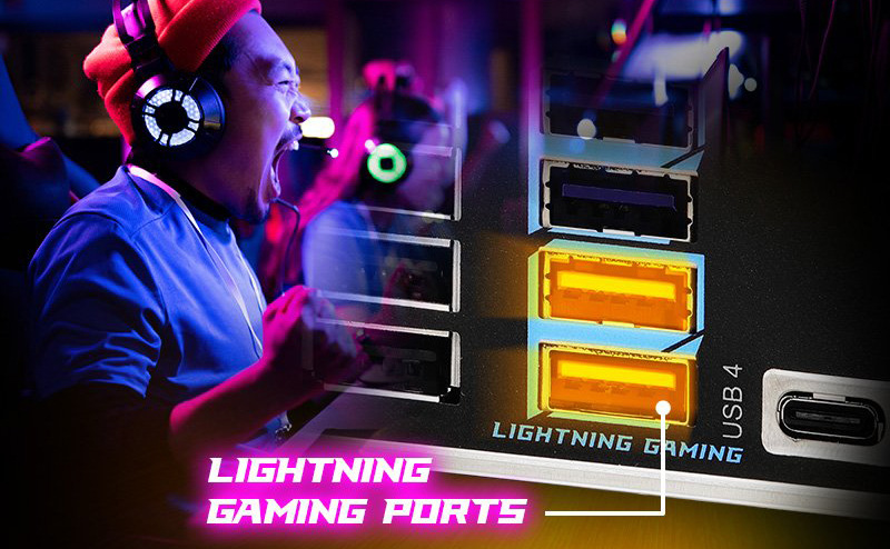 Základná doska ASRock X870 NOVA WIFI čierna Herné porty Lightning prináša rýchlu odozvu myši aj klávesnice