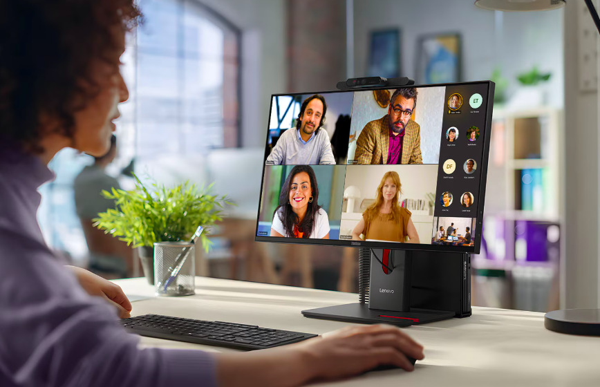 Monitor Lenovo ThinkVision T24d-40 23.8", WLED podsvietenie, IPS panel, 4ms, 1500: 1, 250cd/m2, 1920 × 1080 Full HD, - čierny