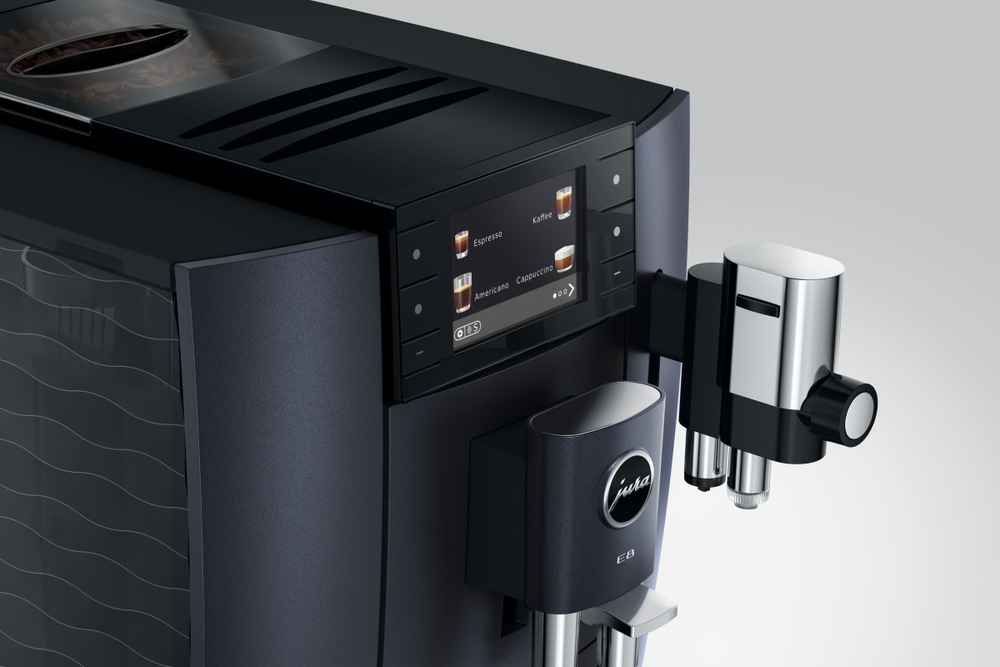 Automatický kávovar Jura E8 Cosmic Black (modelový rok 2026) čierny