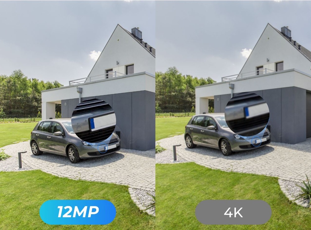 IP kamera Reolink P344-A porovnanie 12 MP a 4K