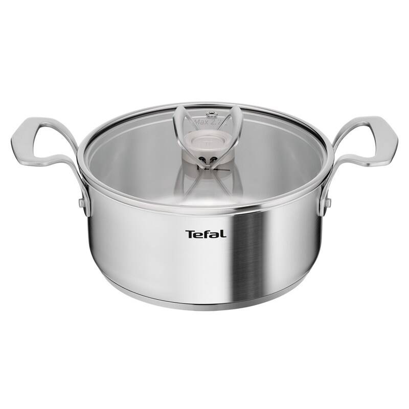Nerezový hrniec Tefal s objemom 2,7 l.