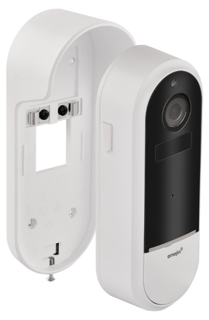 Videozvonček Omajin by Netatmo Wireless Video Doorbell čierny/biely Videozvonček Omajin by Netatmo Wireless Video Doorbell - čierny/biely