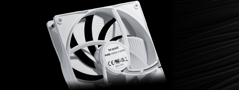 Ventilátor be quiet! Pure Wings 3 120mm PWM high-speed White be quiet! Pure Wings 3 120 mm PWM (BL111) high-speed