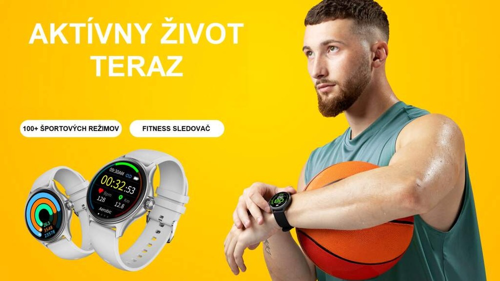 Inteligentné hodinky Niceboy Watch Pixel 2 zlaté Inteligentné hodinky Niceboy Watch Pixel 2 zlaté
