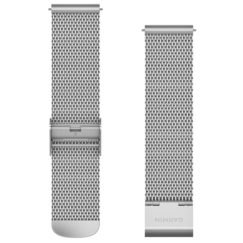 Remienok Garmin Quick Release (20 mm), Silver milanese strieborný