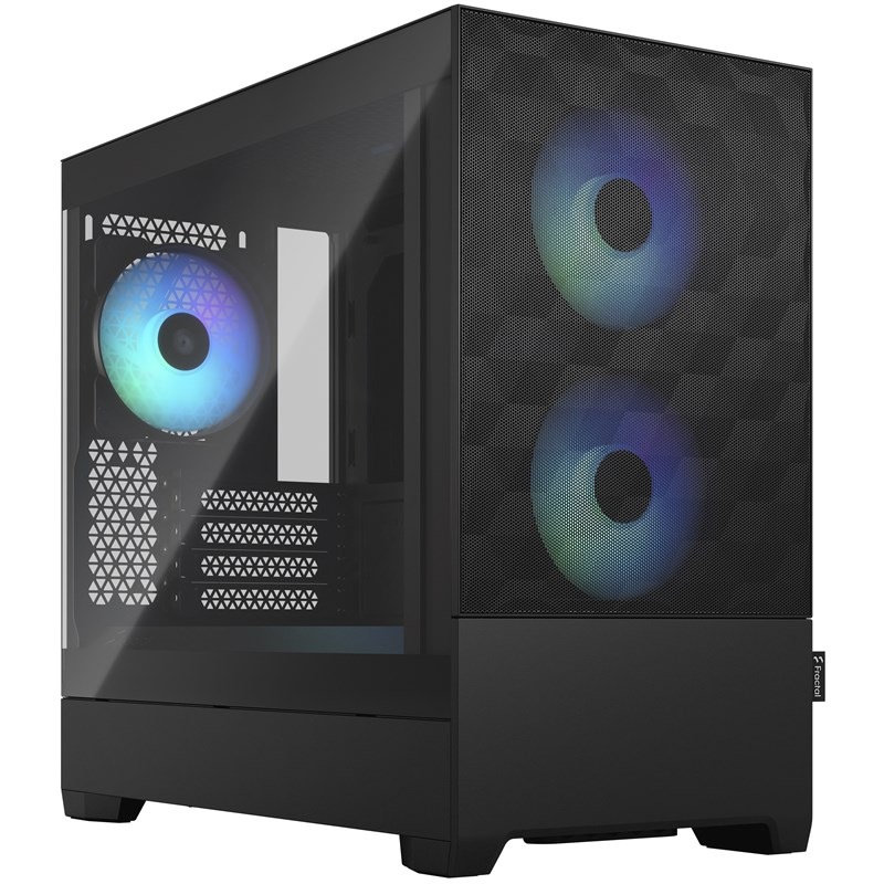 Case FRACTAL DESIGN Pop Mini Air RGB Tempered Glass Clear Tint čierna