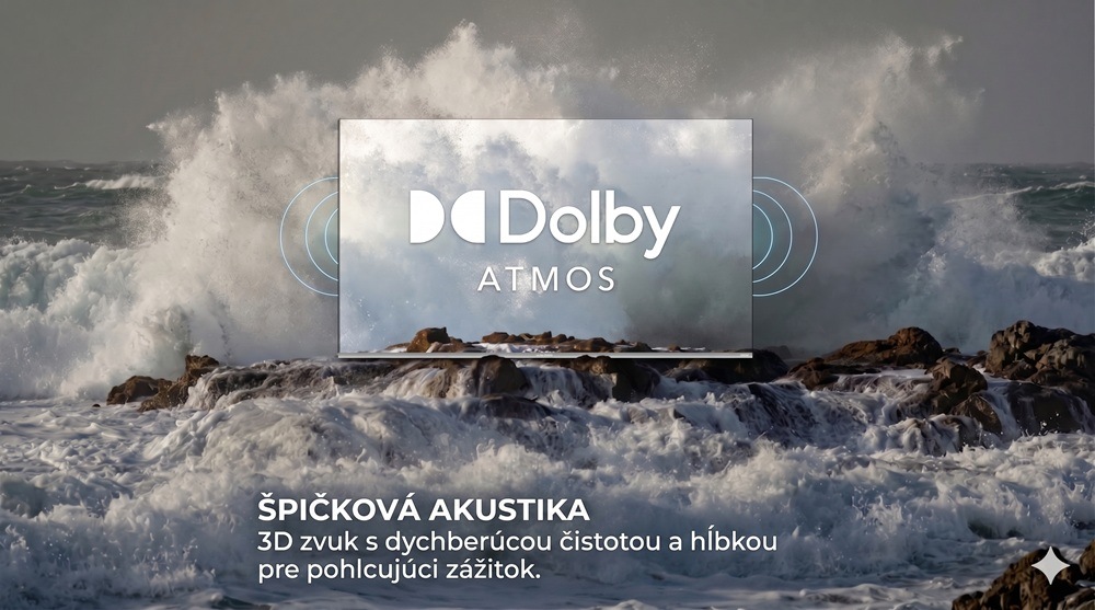 televízia na rozbúrenom mori a zvukové vlny dolby atmos