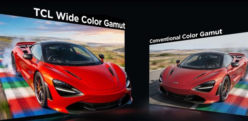 Herný monitor TCL 27P2A sivý Samozrejmosťou sú bohaté a prirodzene pôsobiace farby, TCL Wide Color Gamut prináša krásne zobrazenie.