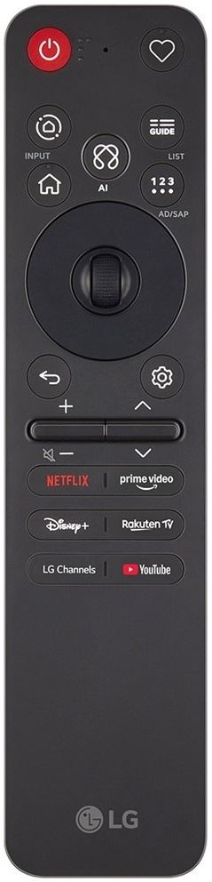 Chytrý ovládač LG s hlasovým ovládaním k televízii LG..