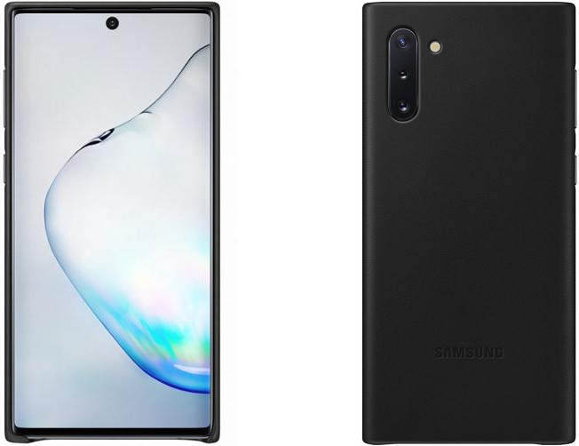 Kryt na mobil Samsung Leather Cover na Galaxy Note10 čierny Kryt na mobil Samsung Leather Cover na Galaxy Note10 čierny