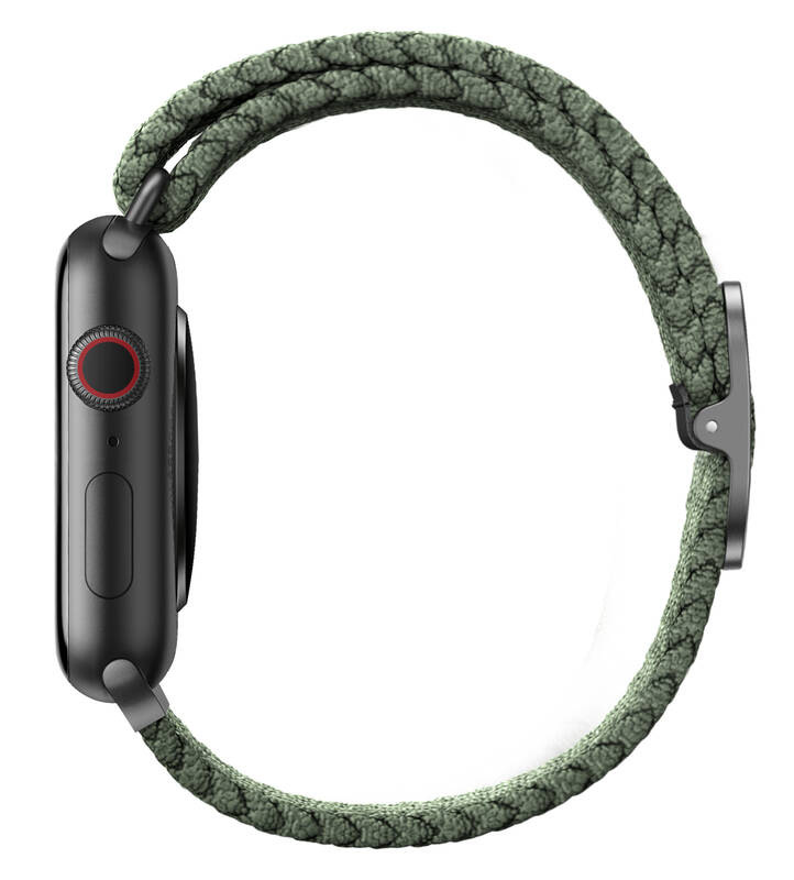 Remienok Uniq Aspen na Apple Watch 42/44/45mm zelený