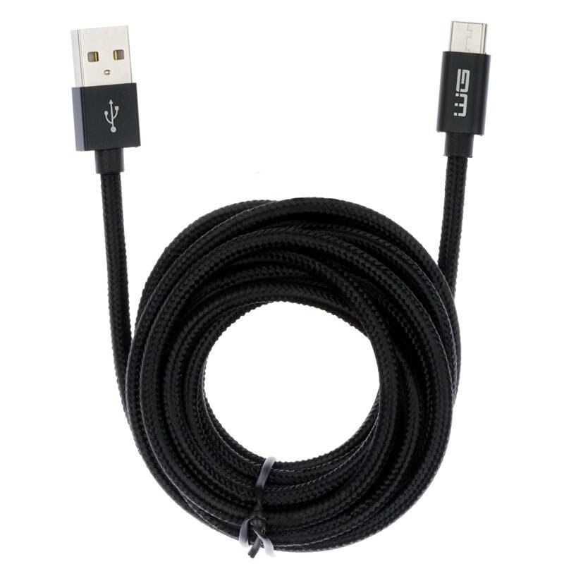 Kábel WG USB/USB-C, 3m čierny