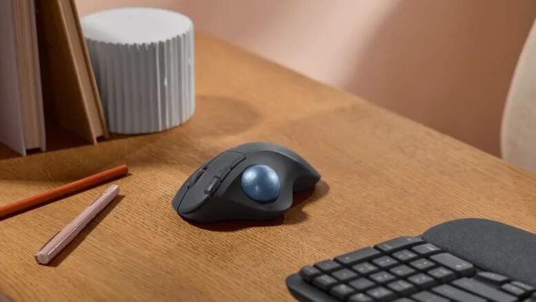 Myš Logitech ERGO M575S Wireless Trackball grafitová farba