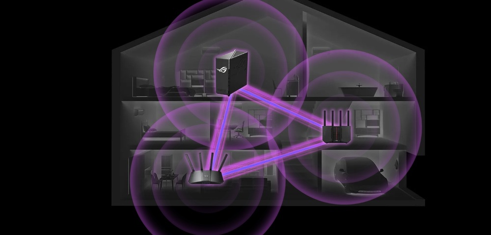 Router Asus ROG Strix GS-BE18000 čierny