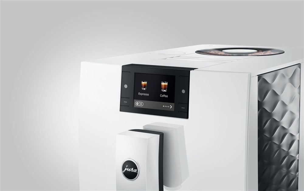Automatický kávovar Jura C9 Piano White biely Detail displeja automatického kávovaru Jura C9 Piano White