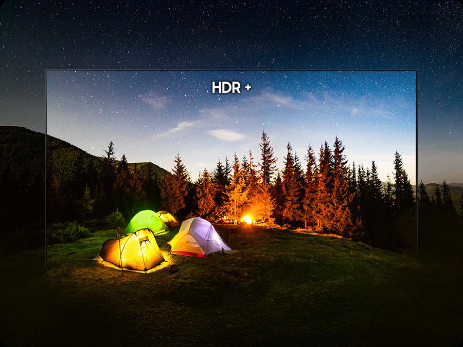 Televízia Samsung UE98U9072H HDR nočná krajina