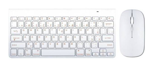 Klávesnica s myšou WG Bluetooth biela