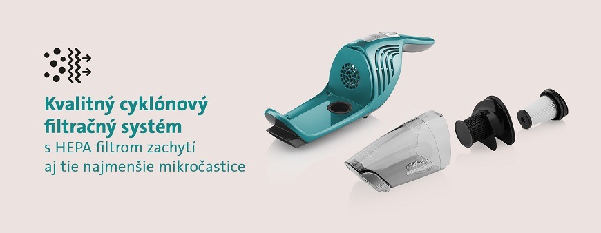 Tyčový vysávač ETA Moneto II 3453 90000 Tyčový vysávač ETA Moneto II 3453 90000, ručná jednotka