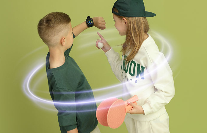 Inteligentné hodinky Garett Kids Hero Pro čierne