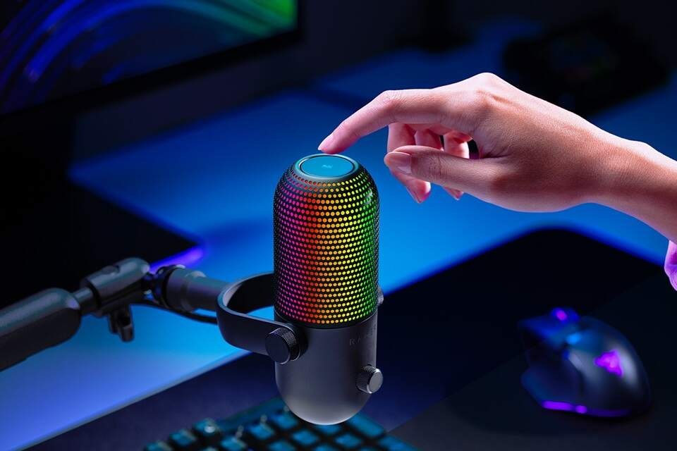 Mikrofón Razer SEIRÉN V3 Chroma RGB ružový Mikrofón Razer SEIRÉN V3 Chroma RGB ružový