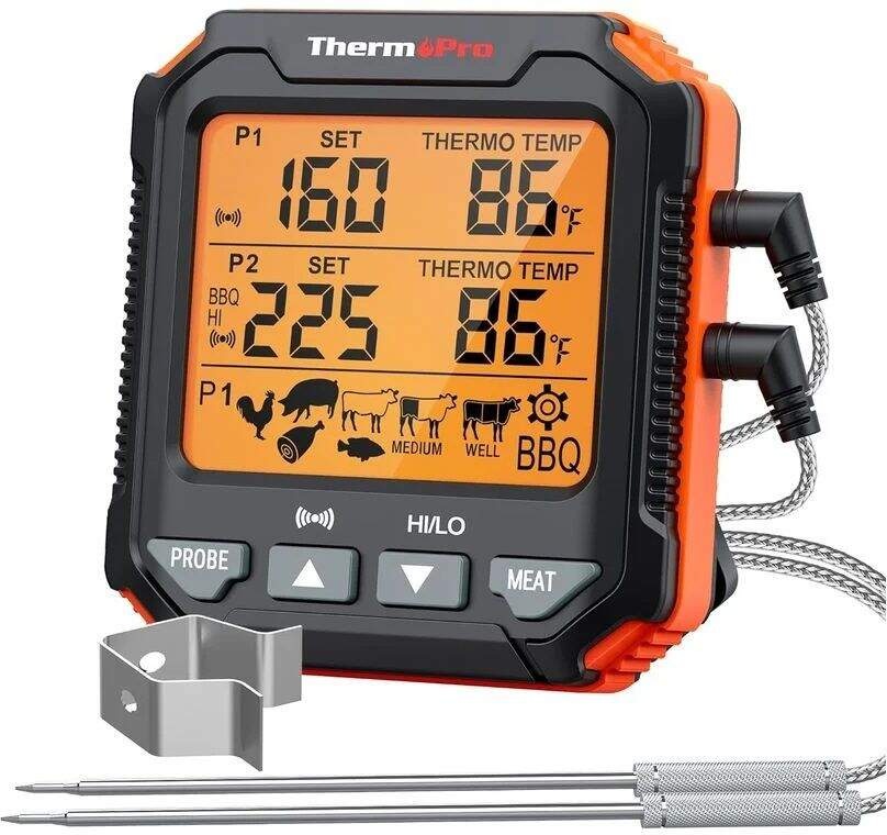 Teplomer do mäsa ThermoPro TP-717 žltý Teplomer do mäsa ThermoPro TP-717 žltý