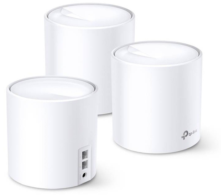 Kompletný Wi-Fi systém TP-Link Deco X20 (3 ks) biely