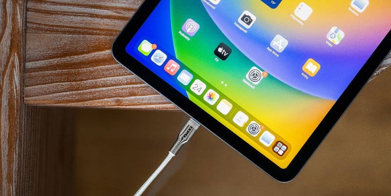 Kábel FIXED USB-C/USB-C s podporou PD, 100W, 0,5m biely