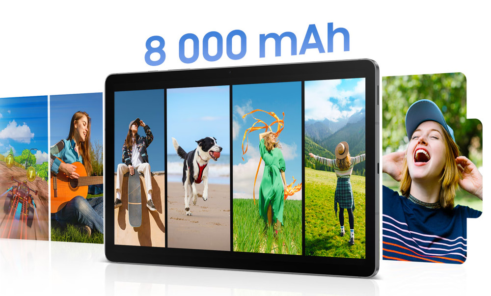 Tablet Samsung Galaxy Tab S10 Lite 6 GB / 128 GB Balíček sivý Samsung Galaxy Tab S10 Lite zaujme aj dlhou výdržou vďaka batérii s kapacitou 8 000 mAh