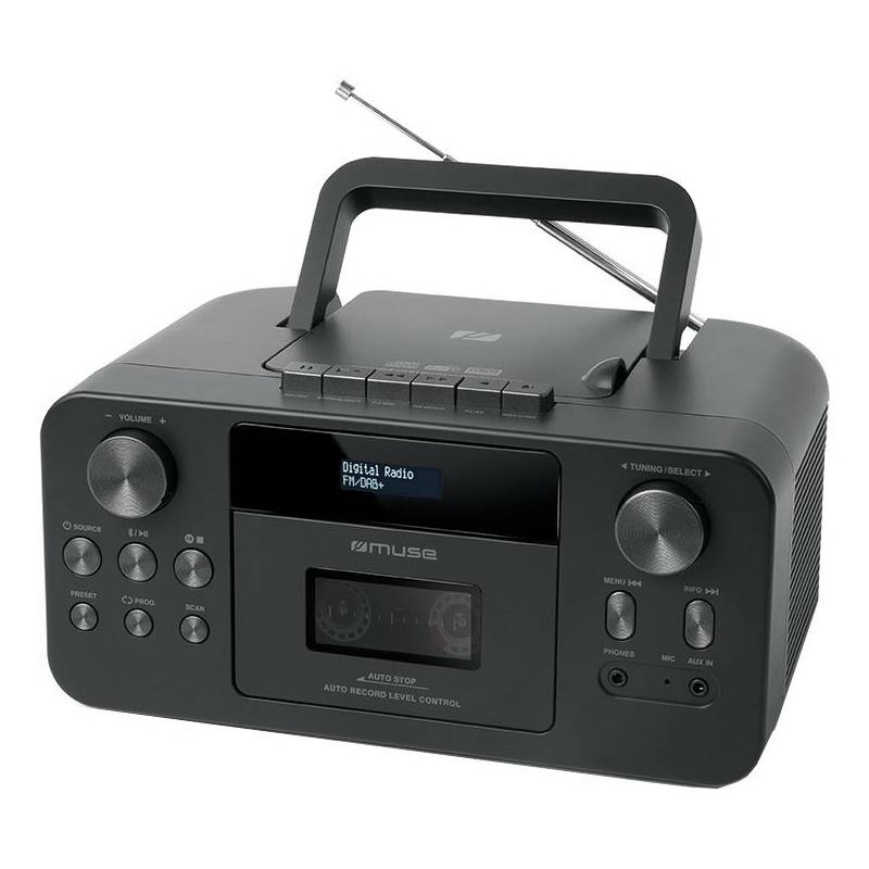 Rádiomagnetofón s DAB+/CD MUSE M-182DB čierny
