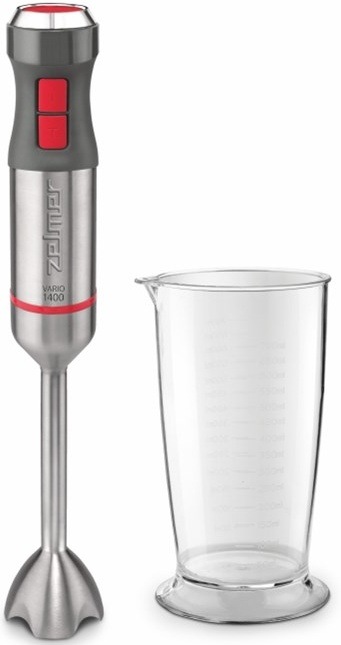 Ponorný mixér Zelmer ZHB4650 strieborný/červený