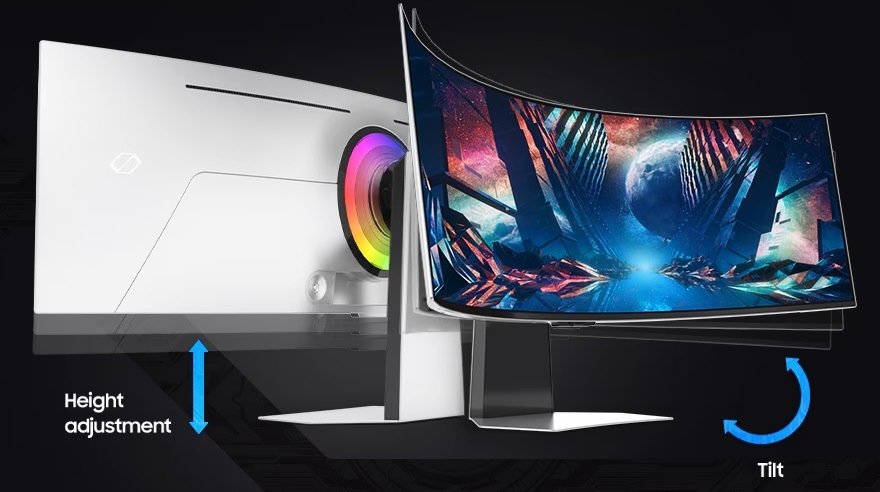 Herný monitor Samsung Odyssey OLED G9 strieborný Herný monitor Samsung Odyssey OLED G9 strieborný