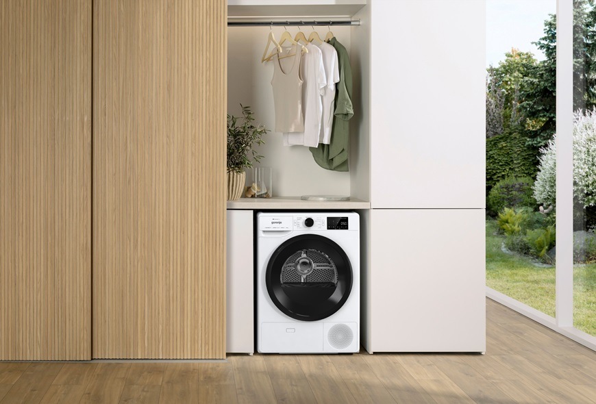 Sušička bielizne Gorenje D2PNE83GNLW/CZ biela Sušička prádla Gorenje D2PNE83GNLWCZ, v domácnosti