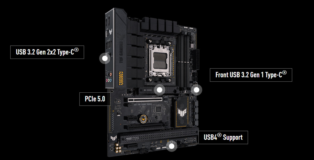 Základná doska Asus TUF Gaming B650-PLUS WIFI Základná doska Asus TUF Gaming B650-PLUS WIFI