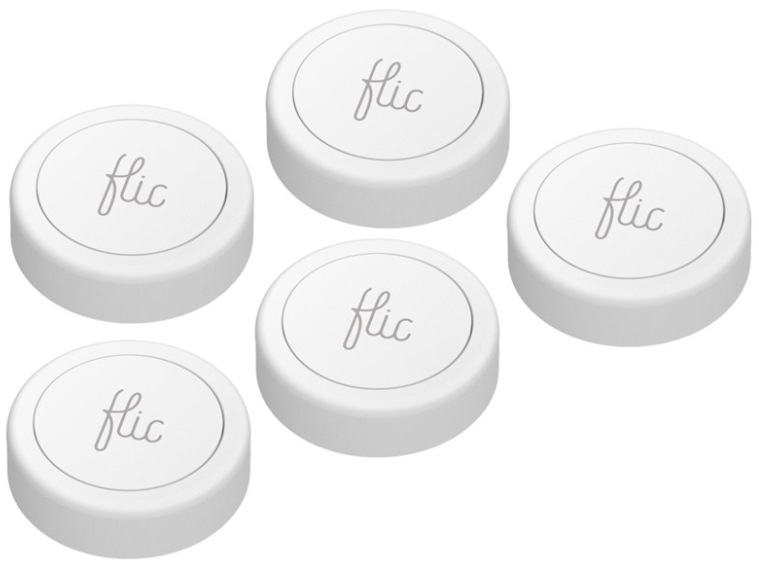 Tlačidlo Flic Expansion Kit (5 ks) - biele