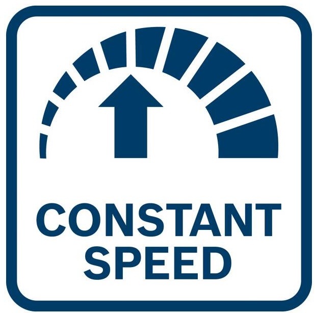 Ikona constant speed znázorňujúca stabilný výkon a konštantné otáčky pri zaťažení