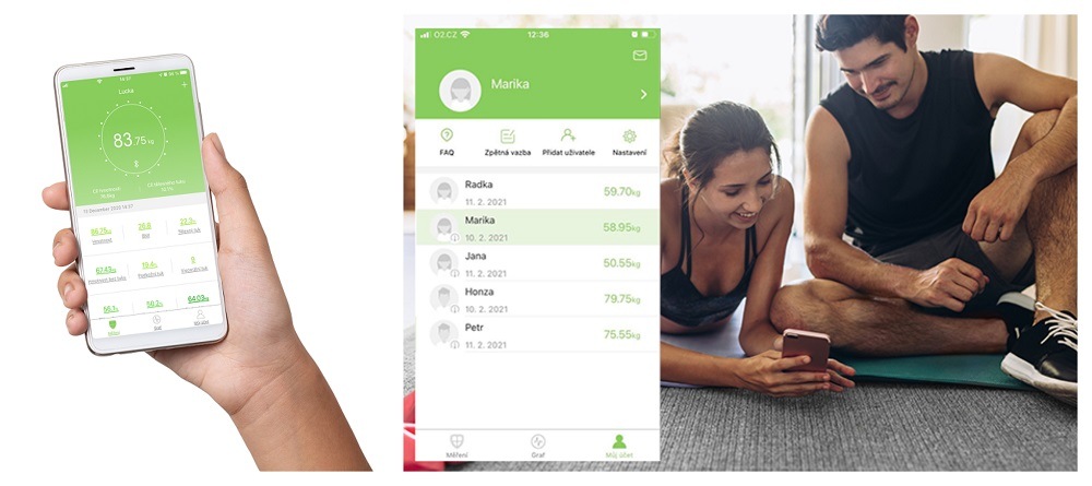 Osobná váha Concept Perfect Health VO4001 čierna Osobná váha Concept Perfect Health VO4001 čierna