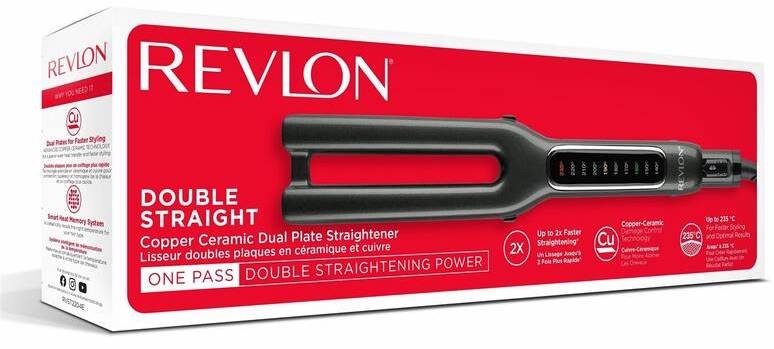 Žehlička na vlasy Revlon Double Straight RVST2204E Žehlička na vlasy Revlon Double Straight RVST2204E