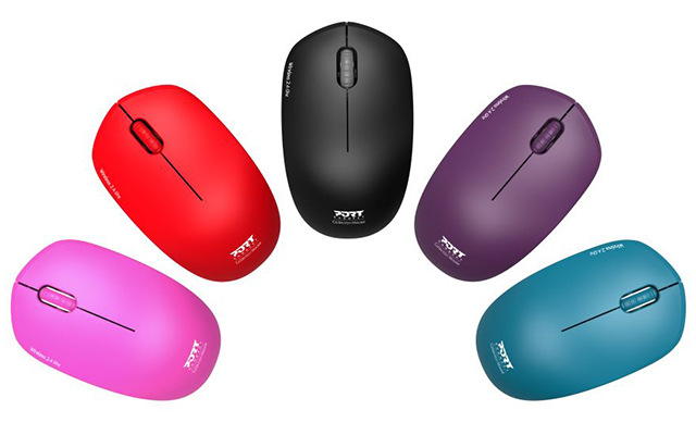 Myš PORT CONNECT Wireless COLLECTION modrá PORT CONNECT Wireless COLLECTION