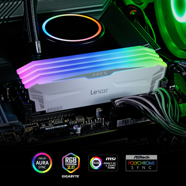UDIMM Lexar ARES RGB 32 GB (2 x 16 GB) 6 800 MHz CL34