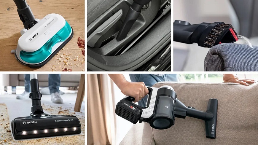 Tyčový vysávač Bosch Unlimited 7 ProHygienic Aqua BCS71HYG1 biely BOSBCS71HYG1-príslusko