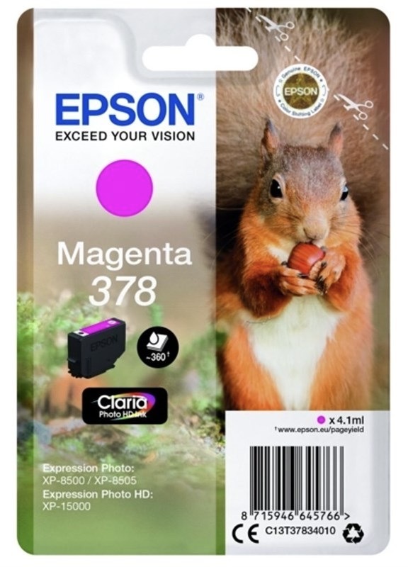 Cartridge Epson 378, 360 strán purpurová farba