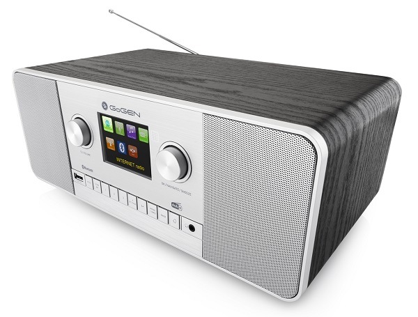Internetový rádioprijímač GoGEN IR 257 BTDAB čierny/strieborný Internetové rádio GoGEN IR 257 BTDAB, budík a funkcie